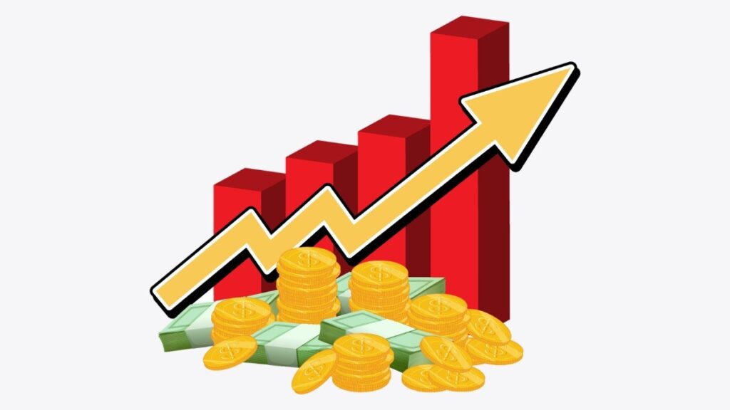 inflation showing rising prices of goods and services over time affecting daily expenses