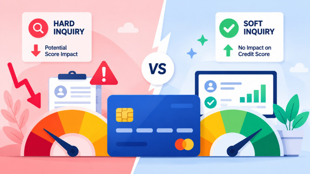 hard inquiry vs soft inquiry credit limit increase