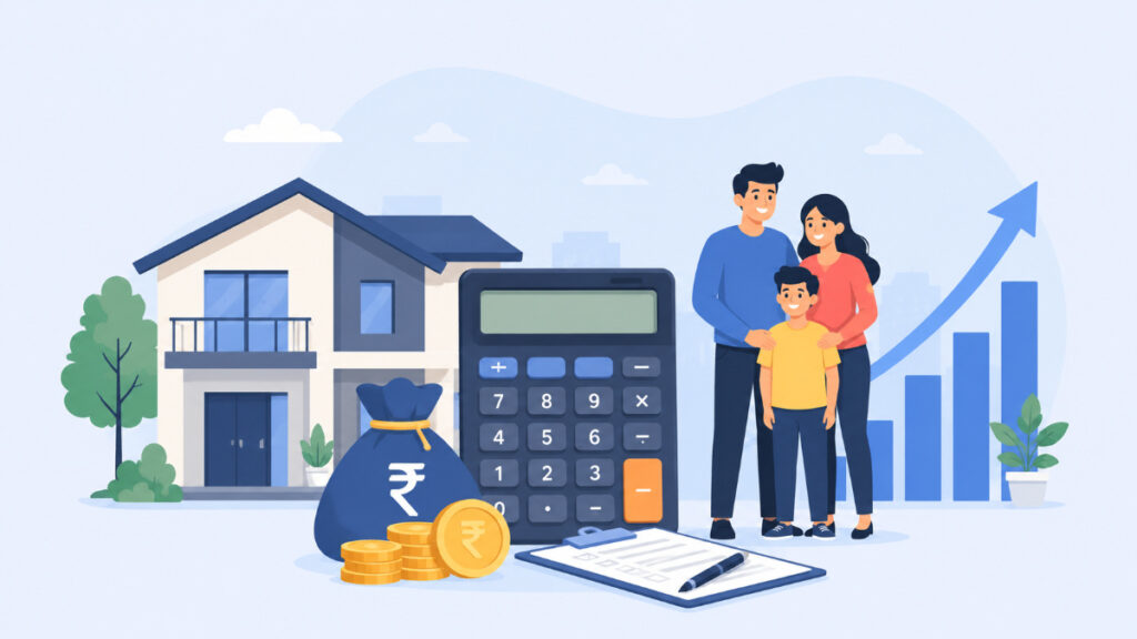 60 lakh home loan emi calculation and repayment planning illustration