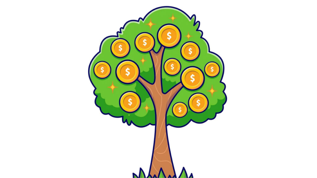 compound interest money tree