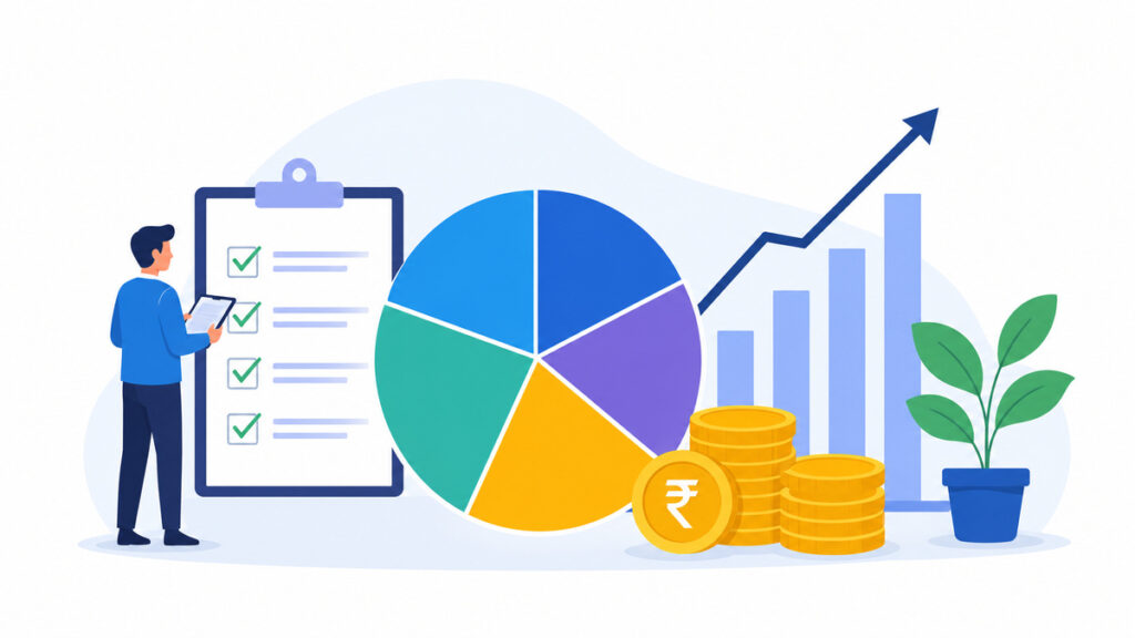 mutual fund portfolio allocation illustration