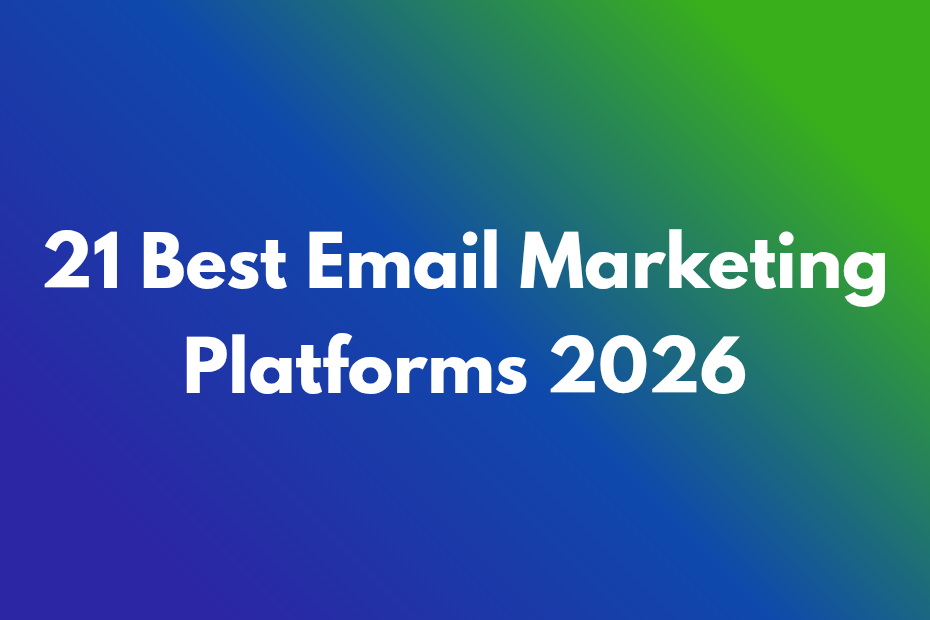 best email marketing platforms 2026