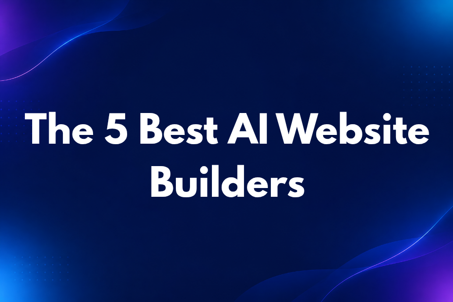 best ai website builders in 2026